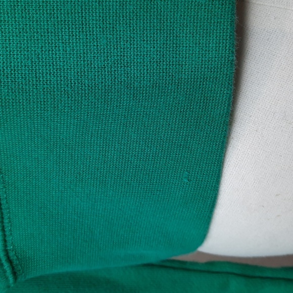 Roots green Bueno cropped quarter zip polo sweatshirt, size small, NWT - Picture 2 of 10